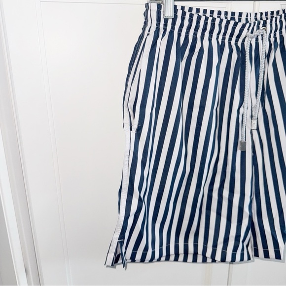 NEW! THE NAUTI BY NATURE SWIM TRUNKS Men's Blue Striped Swim Shorts Sz XL - Picture 7 of 16